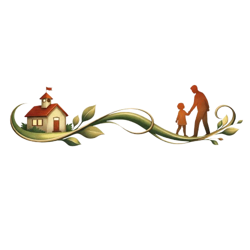 Illustration Lianne — une vigne relie une école et une famille